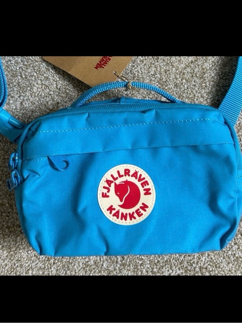 NWT Fjallraven Kanken Small Crossbody in Deep Turquoise Hip Pack